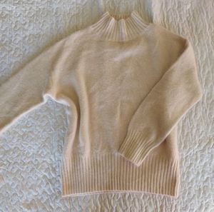 Cozy Blush Pink Turtleneck