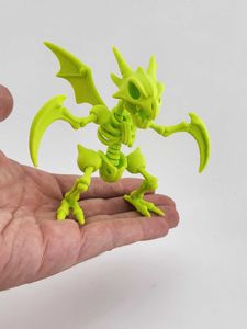 Scyther Pokemon Skeleton Figure kawaii 3d Printed