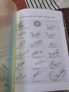 Rare Cricketers Autograph Collection
