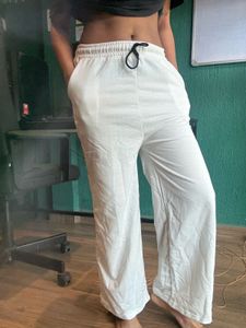 White Casual Pants