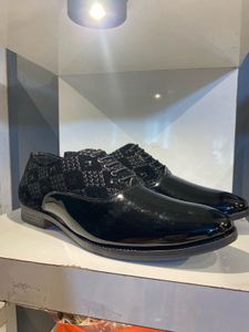 Louis Vuttion Black Party Wear Loafer