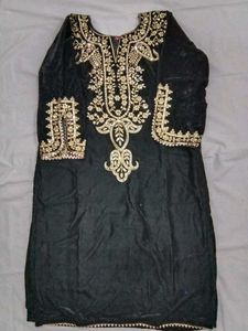 Velvet Embroidered Salwar Kameez