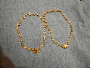 Gold Plated Anklet (Pack Of 2)