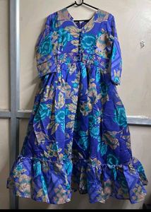 Blue Flowerl Dress