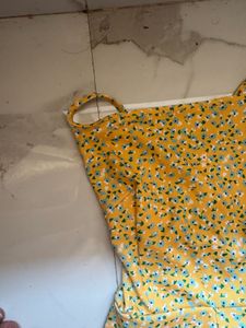 Floral Yellow Sundress