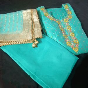 New Sea Green Color Suit Set For Women 💙💚💛🧡