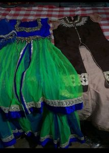 2Lhenga Top+1 Black Top