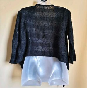 BOGO🎁Buy One Get 1 Free🎁Black Cardigan Size M/L