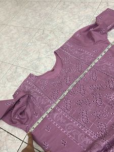 Embroidered Cutwork Suit