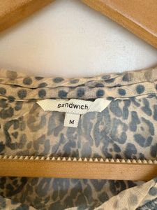 Leopard Print Beautiful Mesh Top
