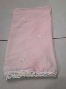 Elegant Pink  And Beige Ombre Dupatta