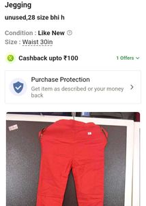 Pink Zipper Pocket Pants