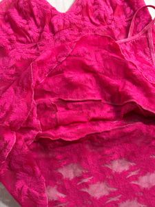 Pink Lace Lingerie Set