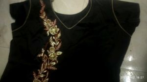 Party Dress coffee brown( 34size)