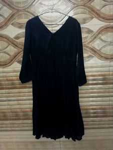 Little Black Velvet Dress