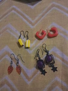 Set Of 4 Earrings
