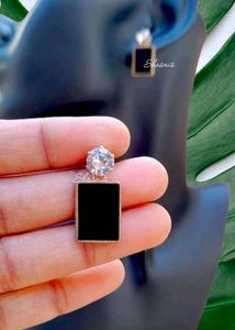 Chic Black Earrings