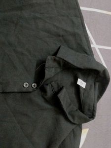 Elegant Black Button-Down Shirt