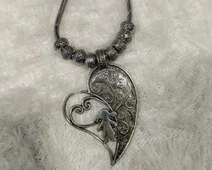 Heart Pendant oxidised Necklace