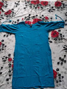 Colorful Lightblue Blue Kurta