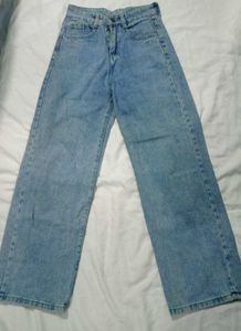 Wide Leg Denim Jeans