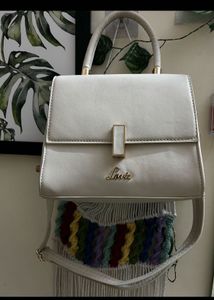 Lavie Ivory Structured Satchel