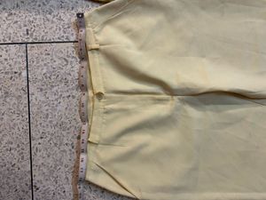 Yellow Casual Pants