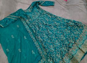 Bridal Gown/Party Wear Gown (Excel) With Duppata.