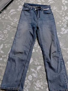 Light Wash High Waisted Wide Leg Jeans