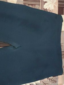Blue Flare Leggings