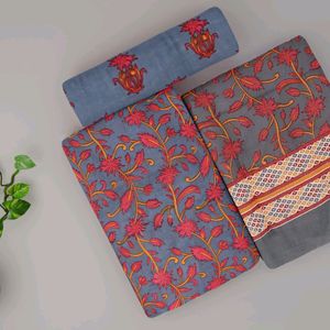 Pure Cotton Suit With New Print