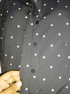 Tokyo Talkies Navy Blue Polka Dot Dress
