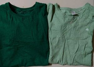 T-Shirt Bundle - Green Shades 2 In One