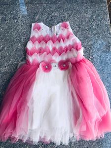 Cute Pink & White Dress