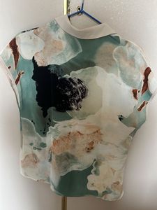 Abstract Print Blouse