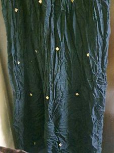 Black Embroidered Kurta