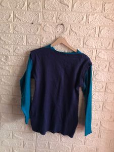 Two-Tone Knit Sweater Vest🪻