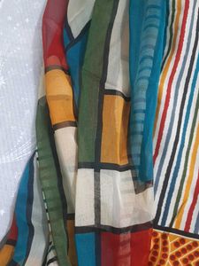 Colorful Striped Salwar Kameez(Never Used)