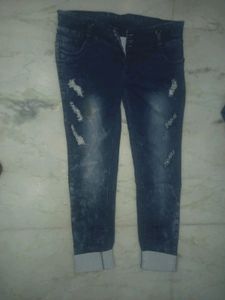 Rugged Denim Blue Jeans