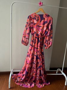 FREEBIRD Belia Wrap Floral Pink Dress