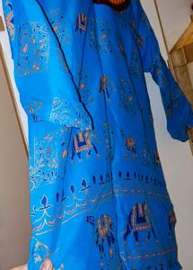 Blue Printed Kurta