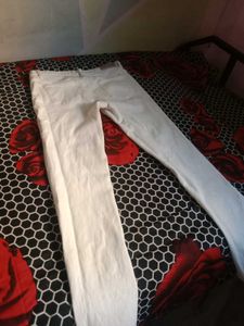 White Stylish Trousers For mens