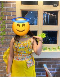 Charming Yellow Ethnic Dress Haldi