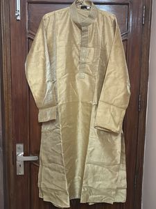 Gold Silk Kurta