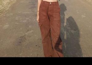 Olive Green Wide Leg Pants