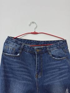 Ripped Blue Denim Jeans