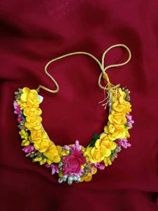 Floral Haldi jewellery Set