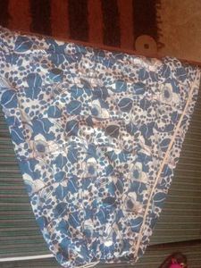 Navy Blue Long Ethnic Skirt