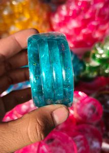 Blue Resin Bangle