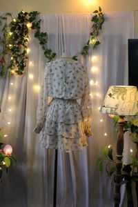 Floral Tiered Mini Dress